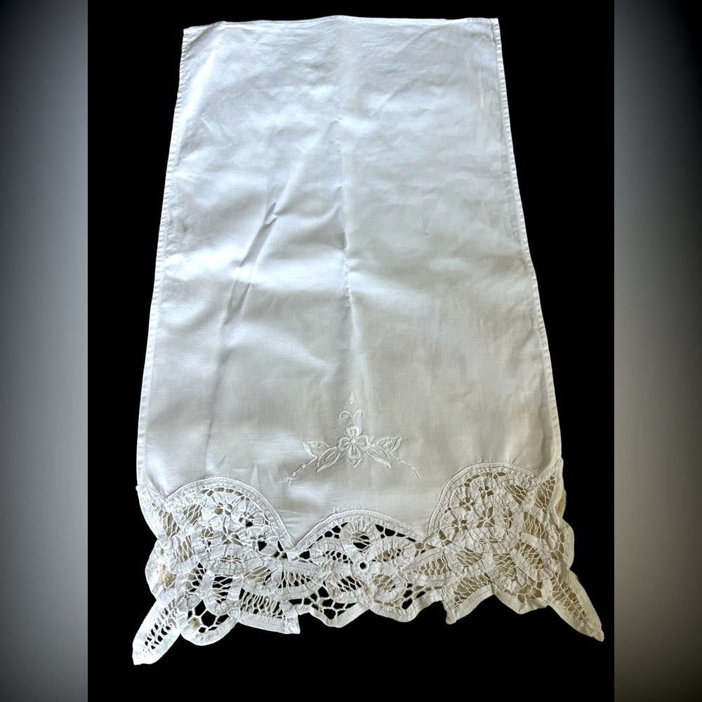 Battenberg Lace table runner